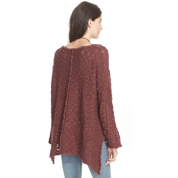 Free People Pretty Pointelle Vee Sweater - Picture 5 of 14